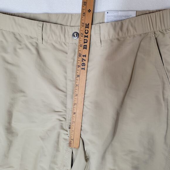 Patagonia Pants Mens XL Beige Zip Off Convertible Cargo Hiking Gorpcore Belted - Picture 5 of 11